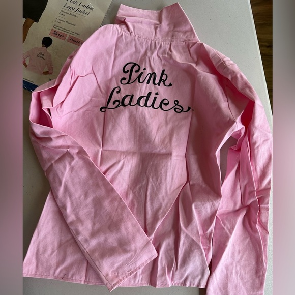 Pink Ladies Logo Jacket Costume - Picture 8 of 9